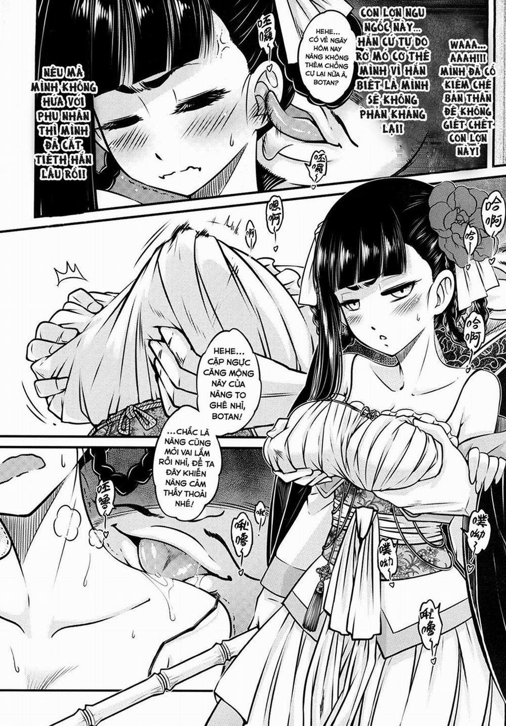 HentaiVN.net - Ảnh 7 - Hyakkasou Gejo Botan no Yuuutsu [Ngọc hoa mẫu đơn] - Oneshot