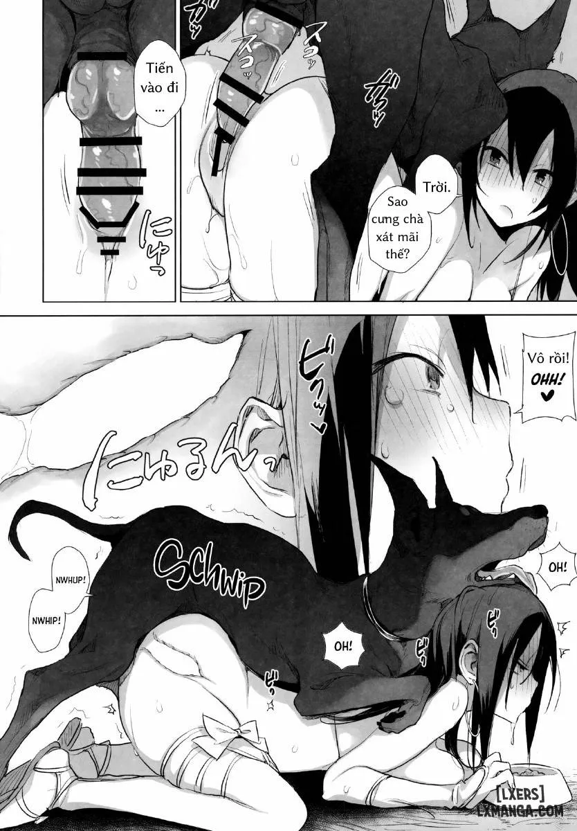 HentaiVN.net - Ảnh 5 - Sanzang-chan with a Horse, a Dog, and a Pig [三蔵ちゃんと馬と犬とブタ] - Oneshot