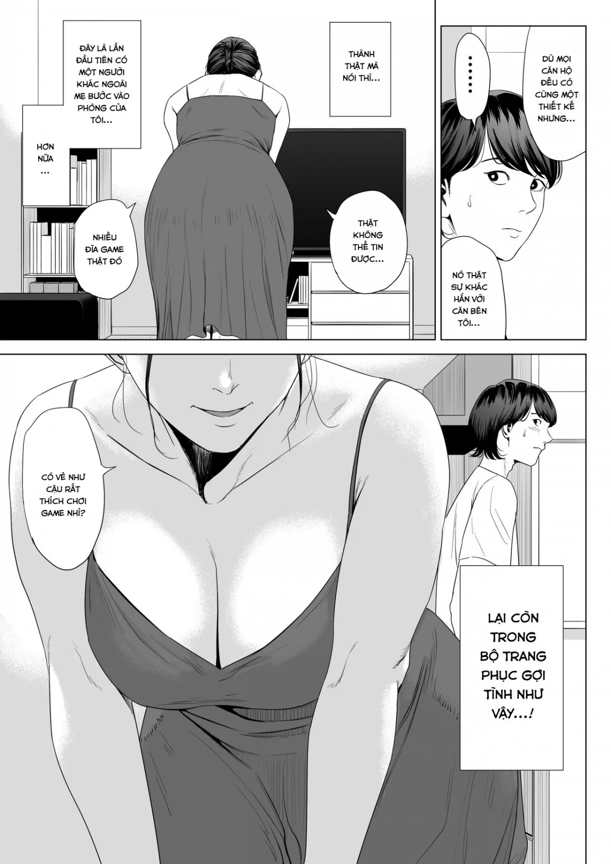 HentaiVN.net - Ảnh 10 - Hitodzuma Mansion - Chap 1