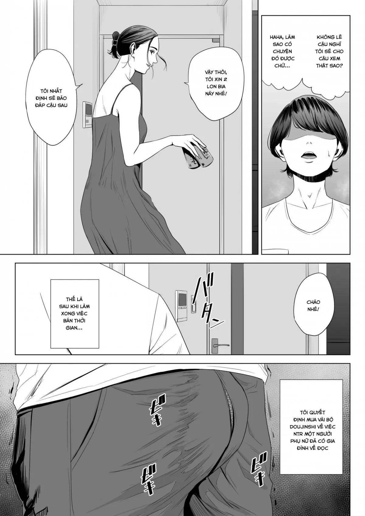 HentaiVN.net - Ảnh 14 - Hitodzuma Mansion - Chap 1