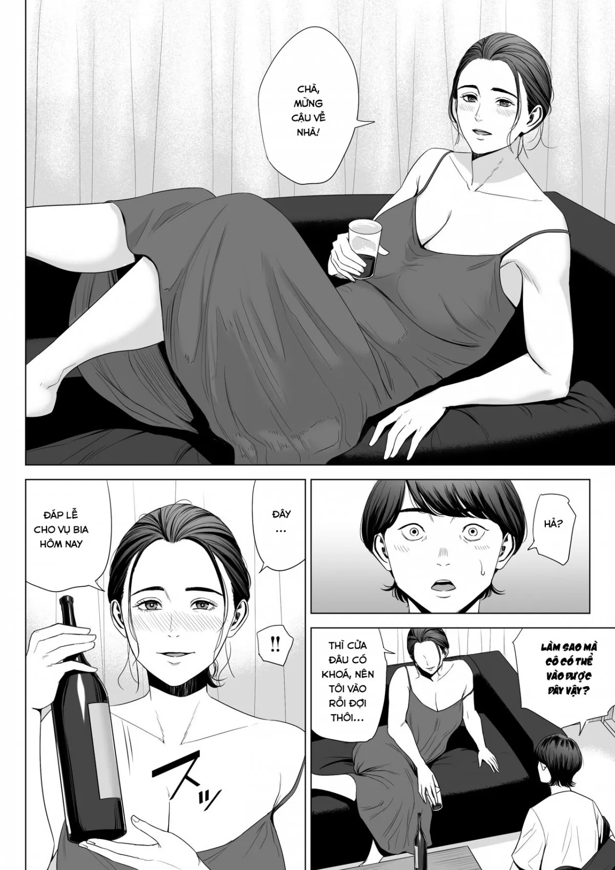 HentaiVN.net - Ảnh 17 - Hitodzuma Mansion - Chap 1