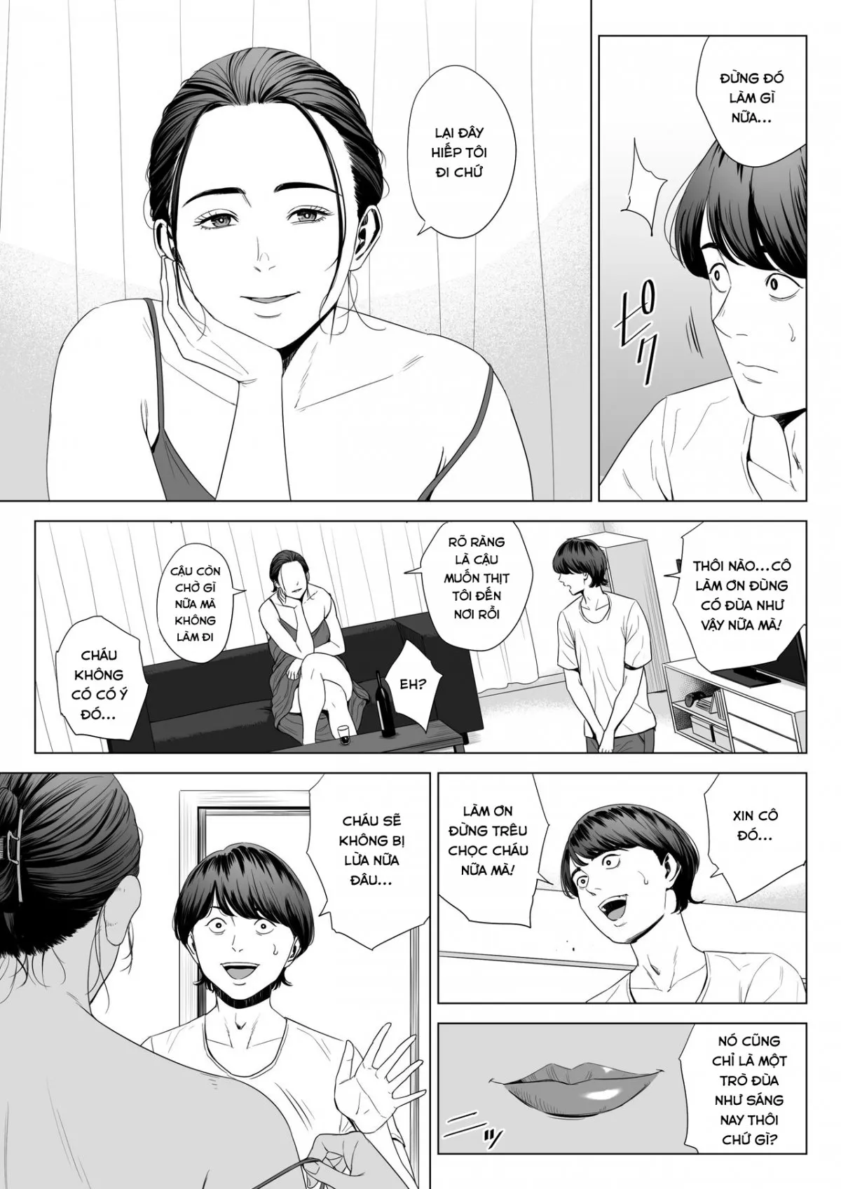 HentaiVN.net - Ảnh 20 - Hitodzuma Mansion - Chap 1