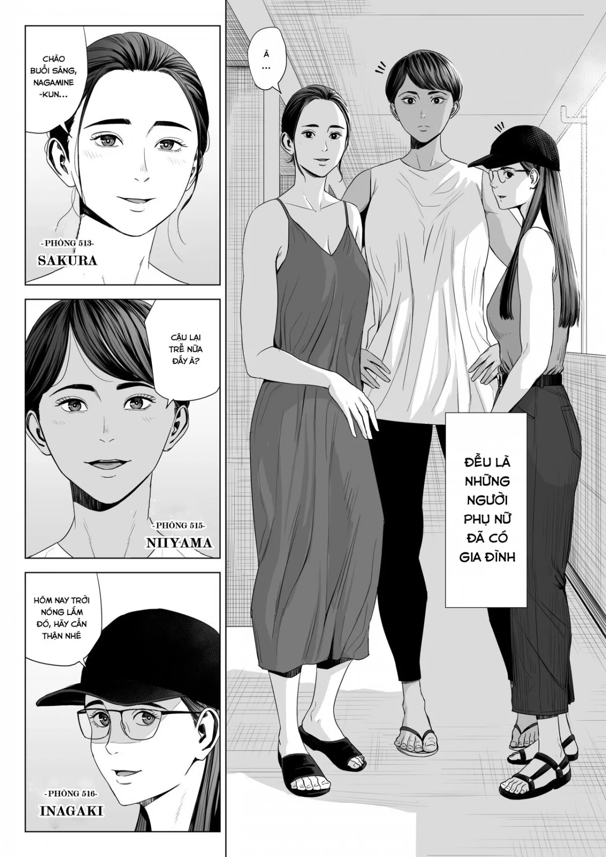 HentaiVN.net - Ảnh 3 - Hitodzuma Mansion - Chap 1