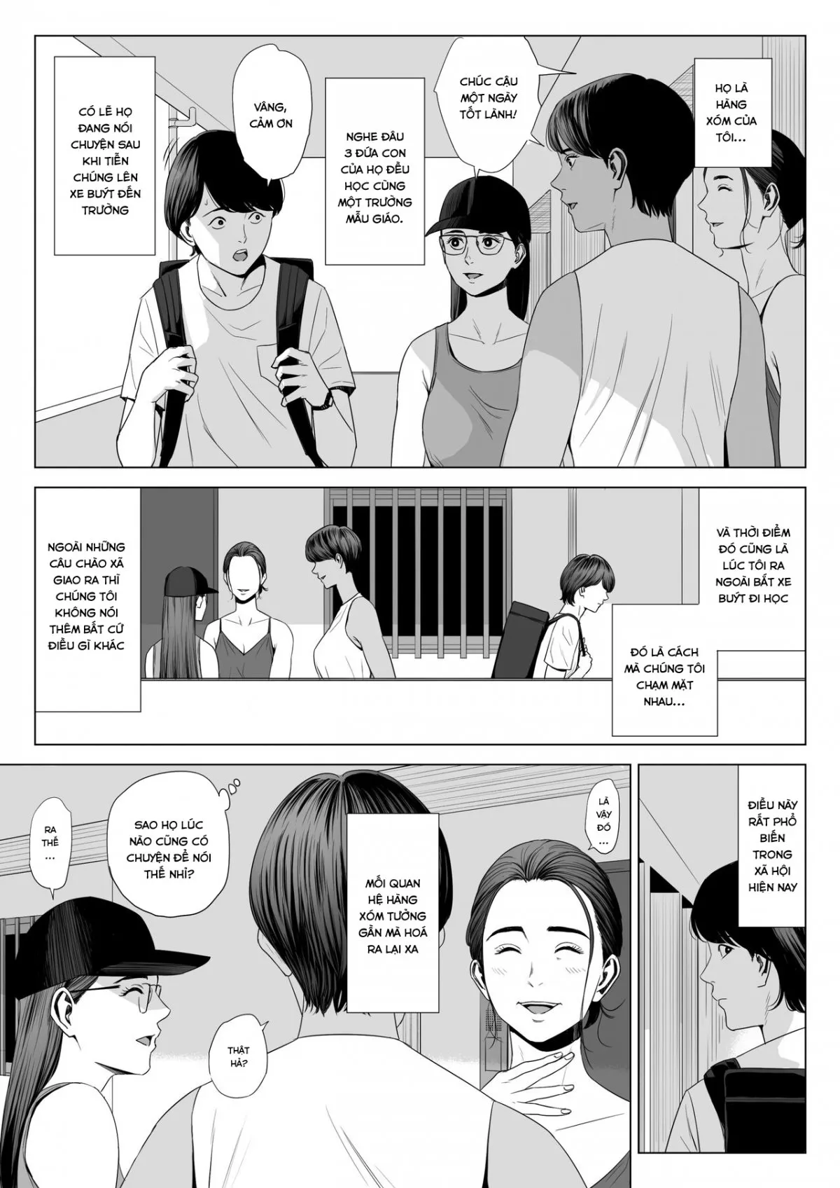 HentaiVN.net - Ảnh 4 - Hitodzuma Mansion - Chap 1