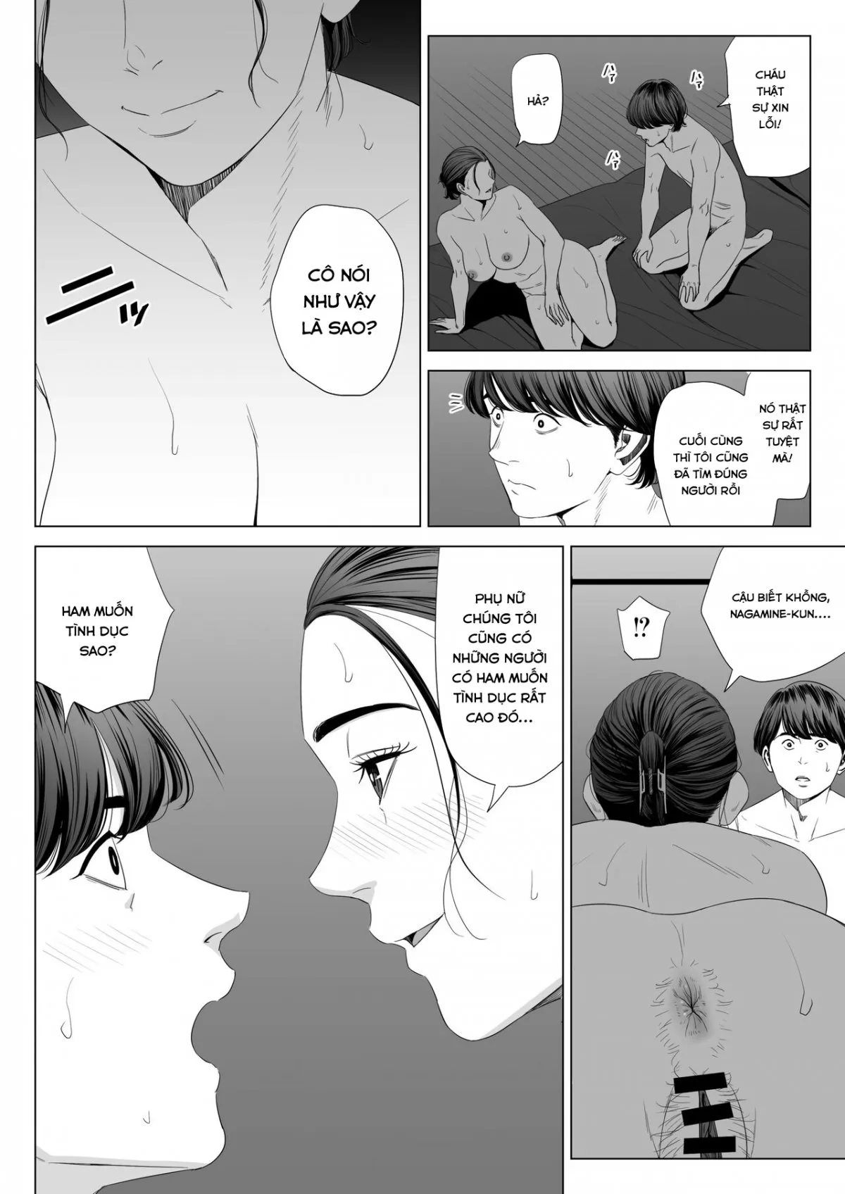 HentaiVN.net - Ảnh 41 - Hitodzuma Mansion - Chap 1