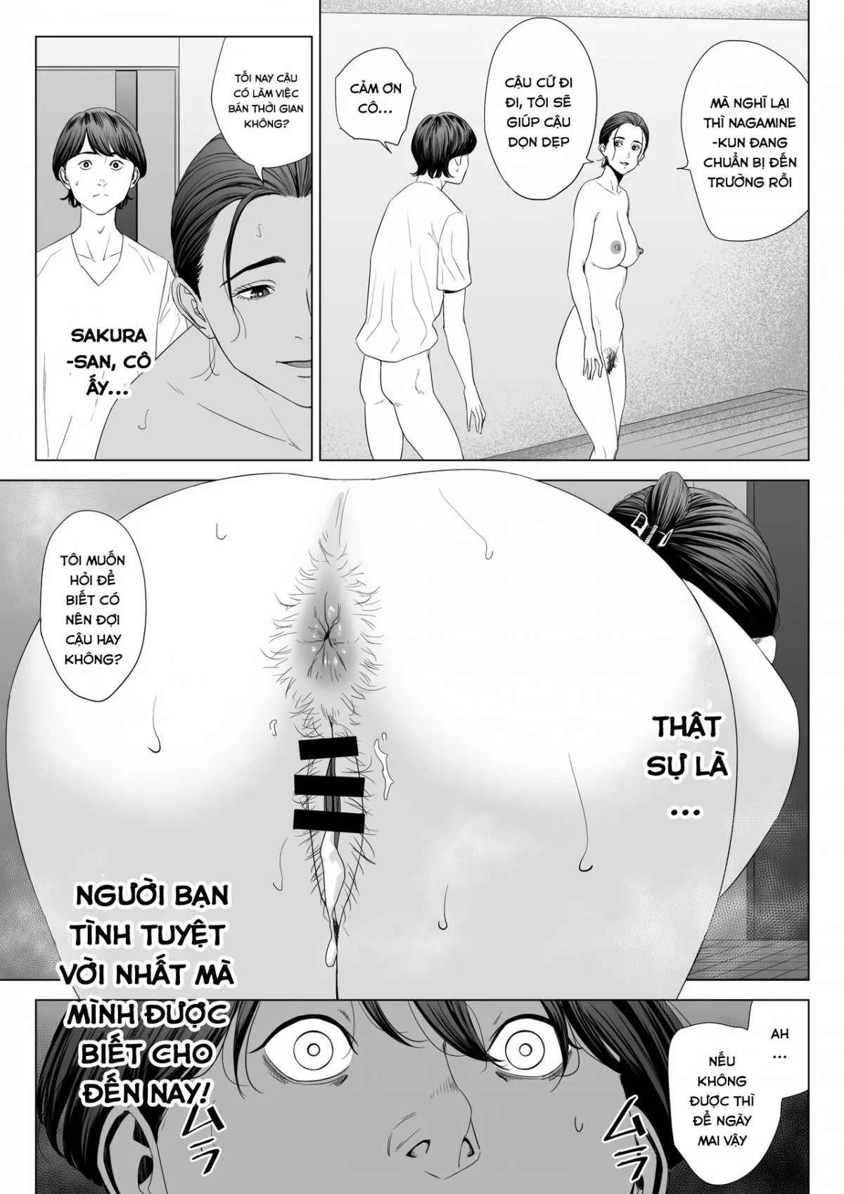 HentaiVN.net - Ảnh 56 - Hitodzuma Mansion - Chap 1