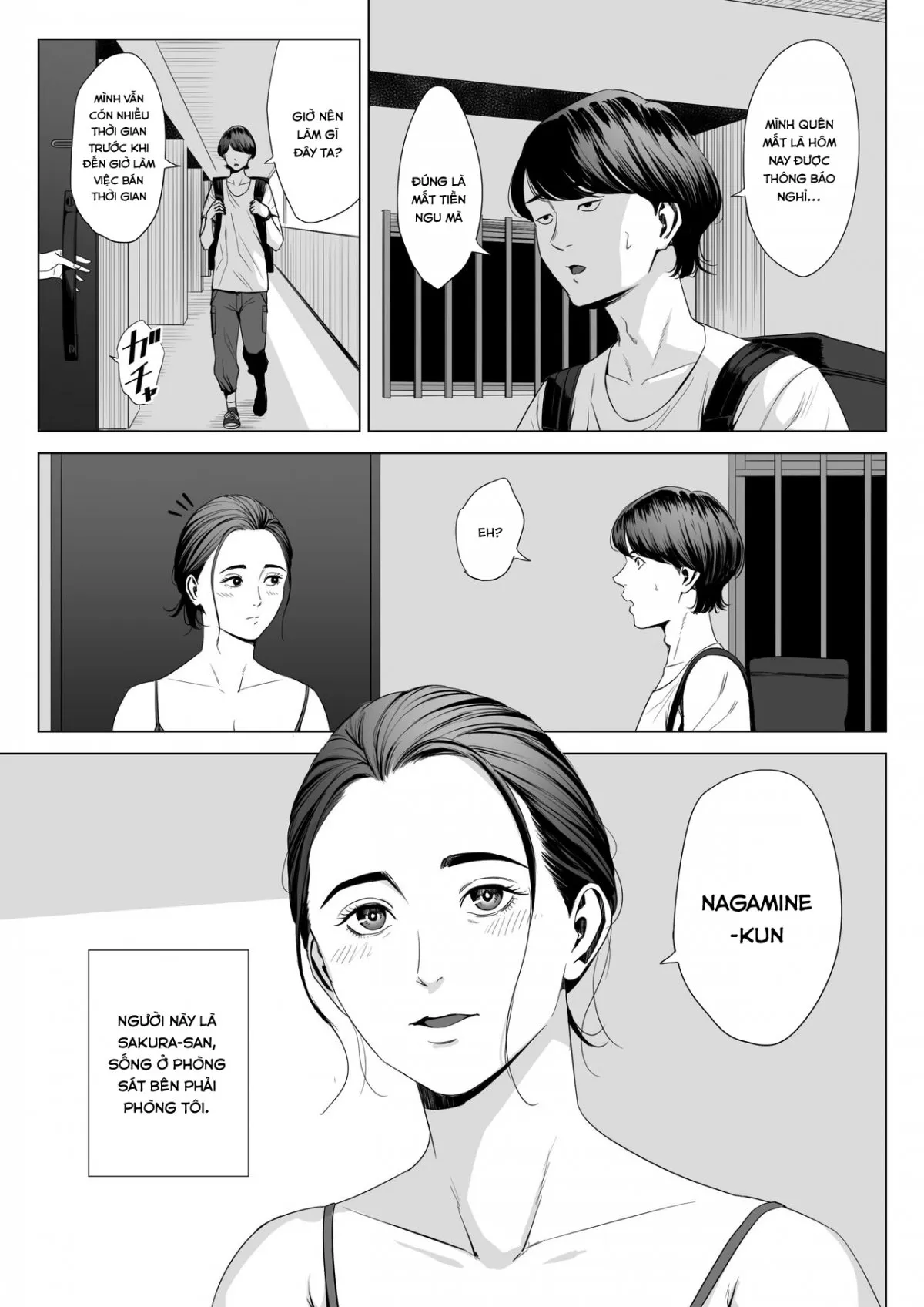 HentaiVN.net - Ảnh 6 - Hitodzuma Mansion - Chap 1