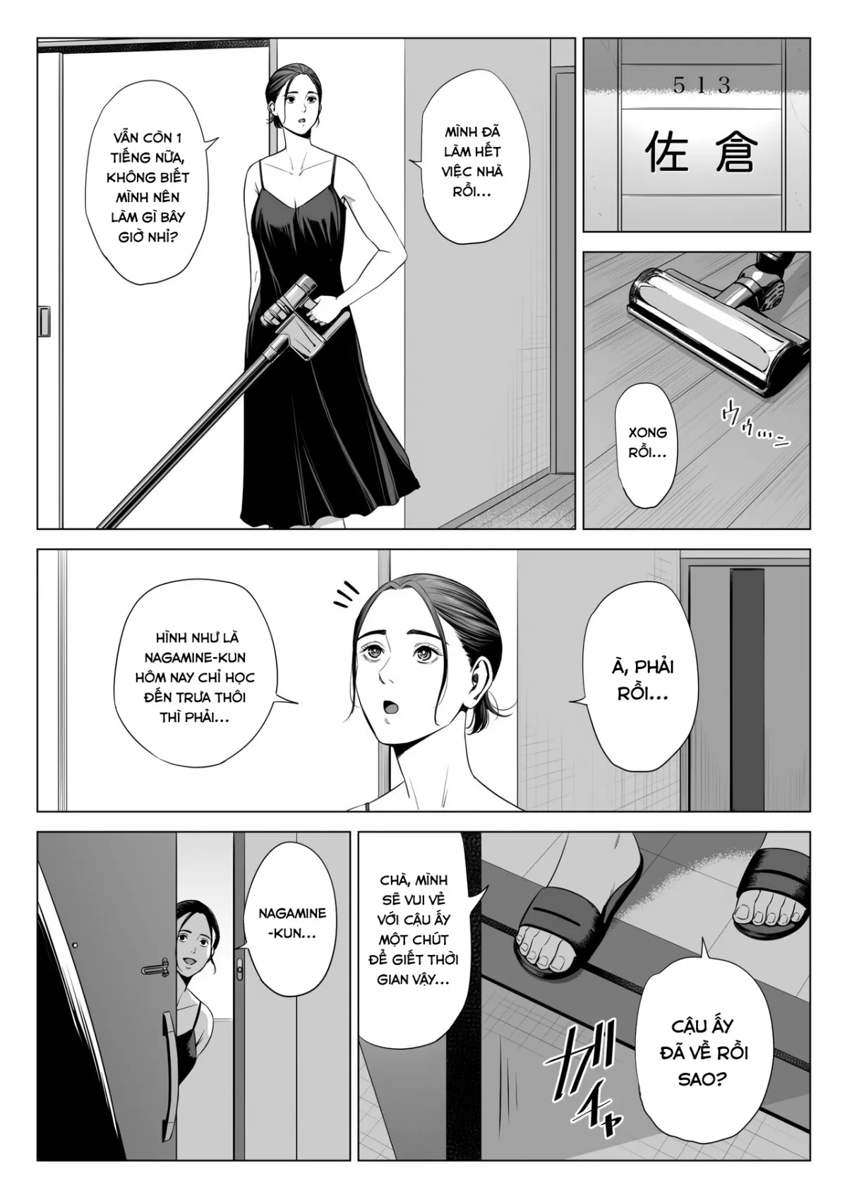 HentaiVN.net - Ảnh 44 - Hitodzuma Mansion - Chap 2