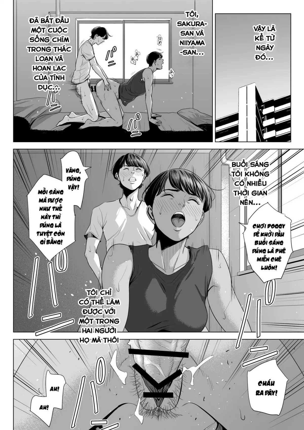 HentaiVN.net - Ảnh 57 - Hitodzuma Mansion - Chap 2