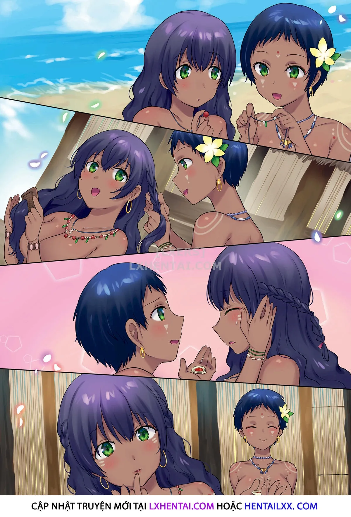 HentaiVN.net - Ảnh 26 - The Story of How Became a Member♀ of a Tribe on an Unexplored Island and Became a Best Friend's Wife [未開の孤島で部族の一員♀になって親友の嫁になったお話] - Oneshot