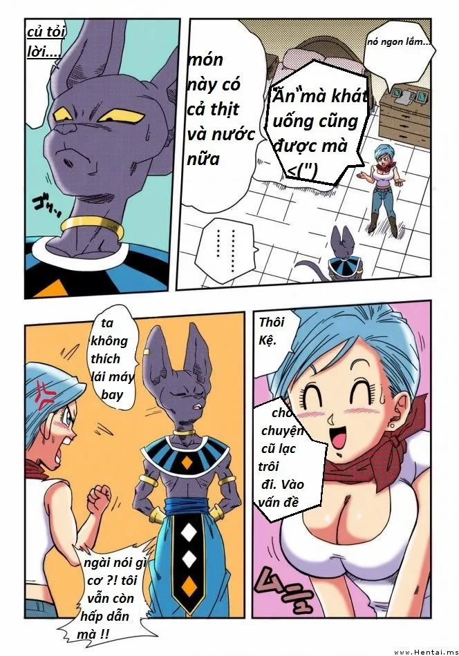 HentaiVN.net - Ảnh 4 - Bulma X Beerus (Dragon Ball) - Oneshot [Full Color]