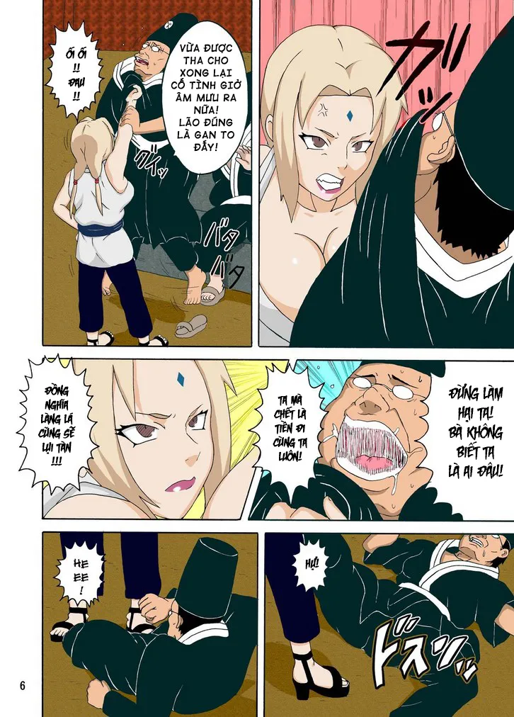 HentaiVN.net - Ảnh 8 - Tiệc Tiếp Khách Dâm Đãng của Tsunade [Tsunade's Lewd Reception party] - Chap 1