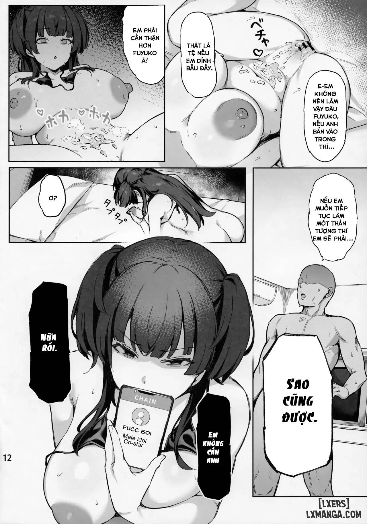 HentaiVN.net - Ảnh 13 - Ai ga Omome no 283 Idol Fuyuko Hen - 283 idols whose love is heavy - Oneshot