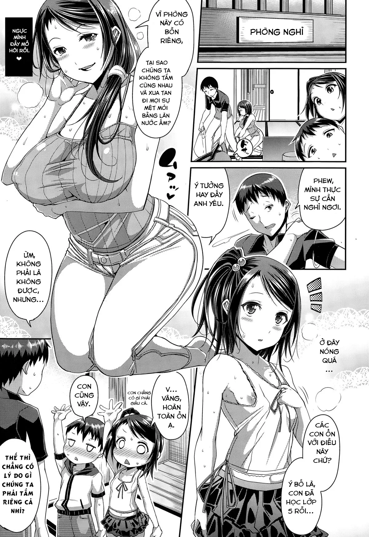 HentaiVN.net - Ảnh 3 - Cả nhà thương nhau [Step Child Swapping] - Oneshot