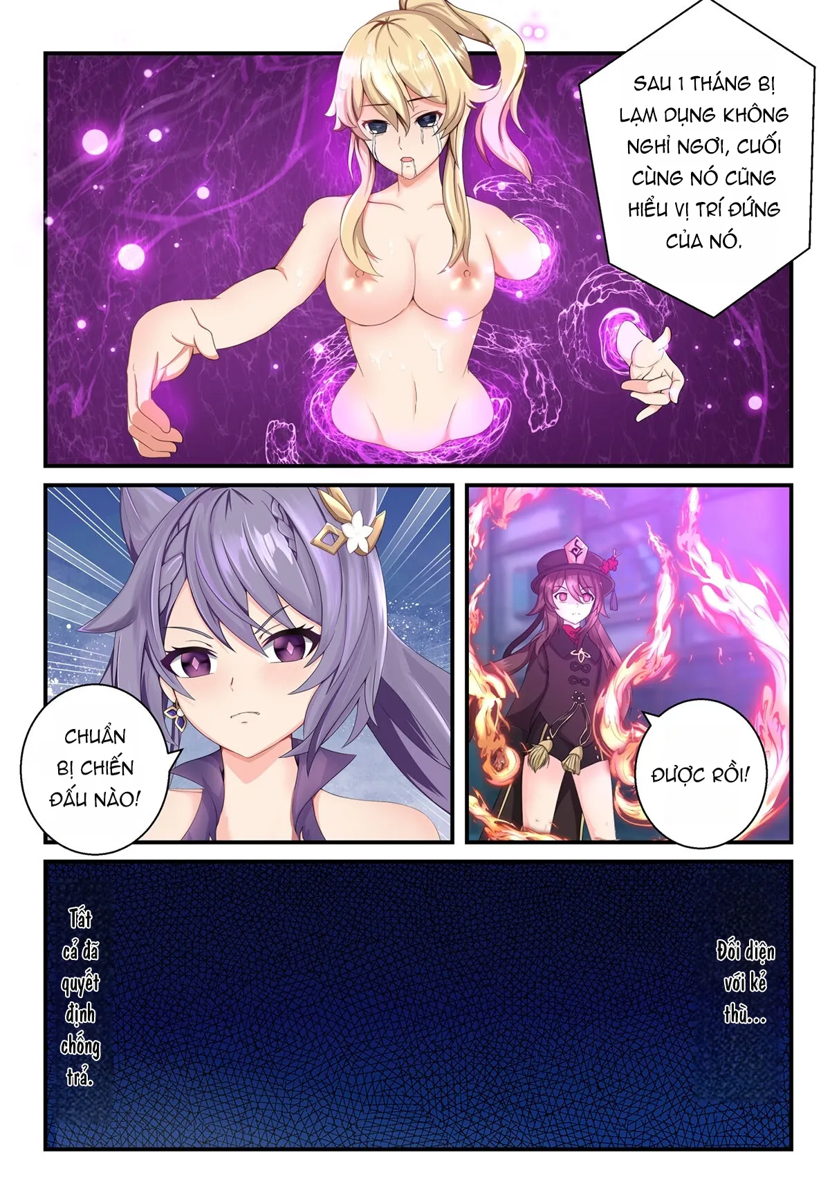 HentaiVN.net - Ảnh 5 - Chinh Phục Gái Genshin Impact 2 - Sụp Đổ [Genshin Impact All-Stars Part 2 - Fallen] - 1shot 2.1