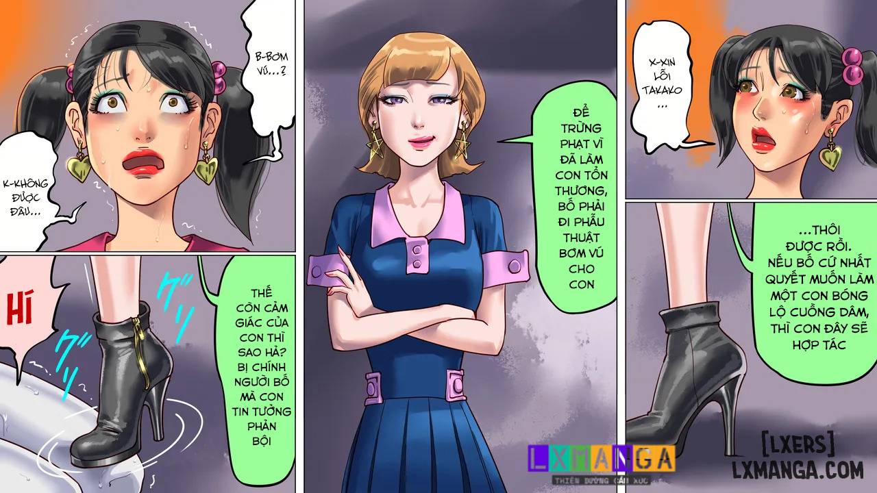 HentaiVN.net - Ảnh 12 - Tsuma to Musume no Wana ni Hamerarete Josou Maso ni Otosareta Watashi 2 - Oneshot.