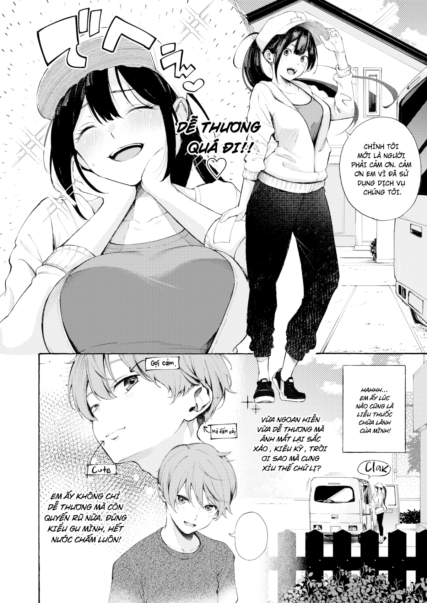 HentaiVN.net - Ảnh 3 - Dịch Vụ Giao Hàng "Bóc Tem"(Fudeoroshi Delivery) - Một Bắn Là Nằm