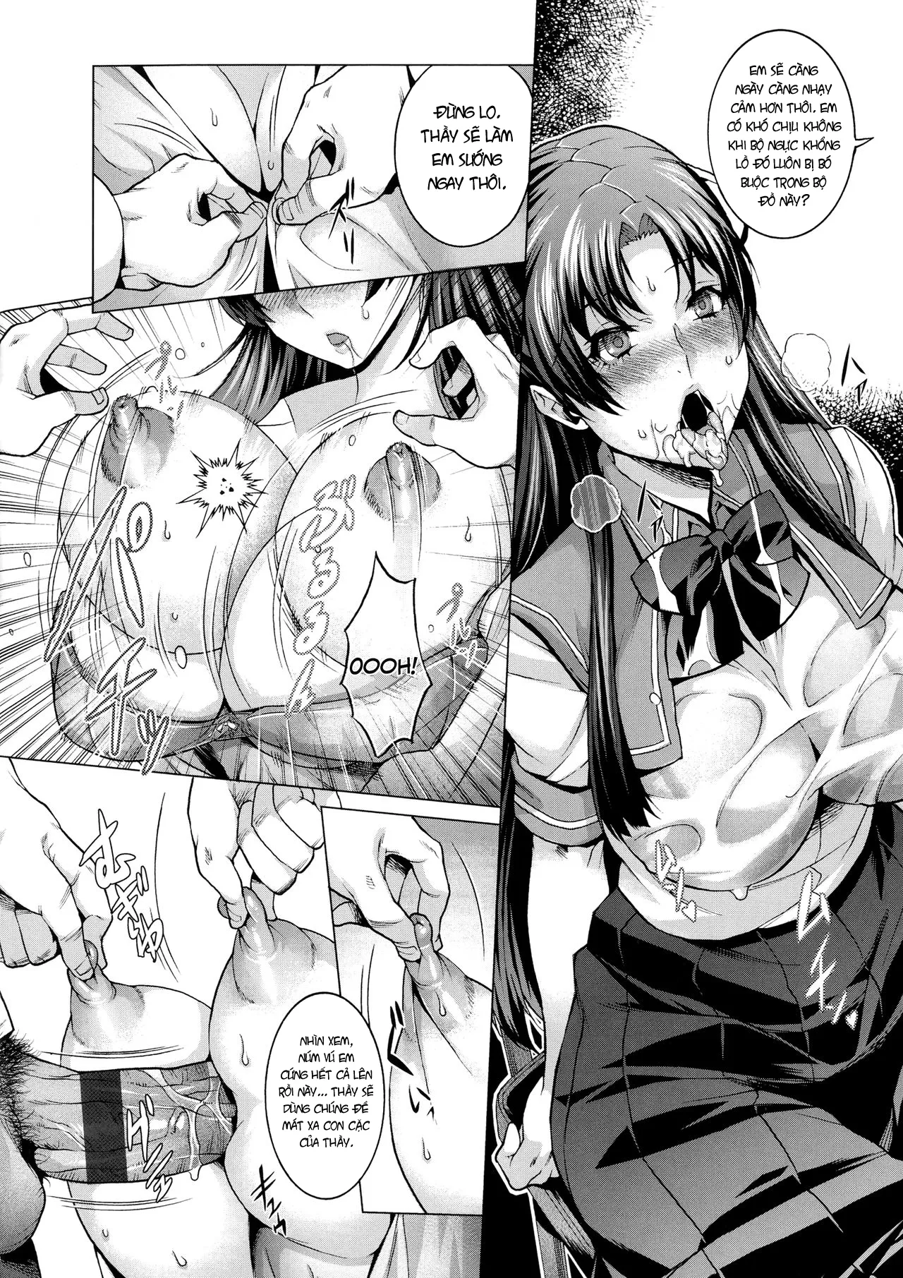 HentaiVN.net - Ảnh 7 - Thôi miên hội trưởng hội học sinh [Houkago no Himitsu] - Oneshot
