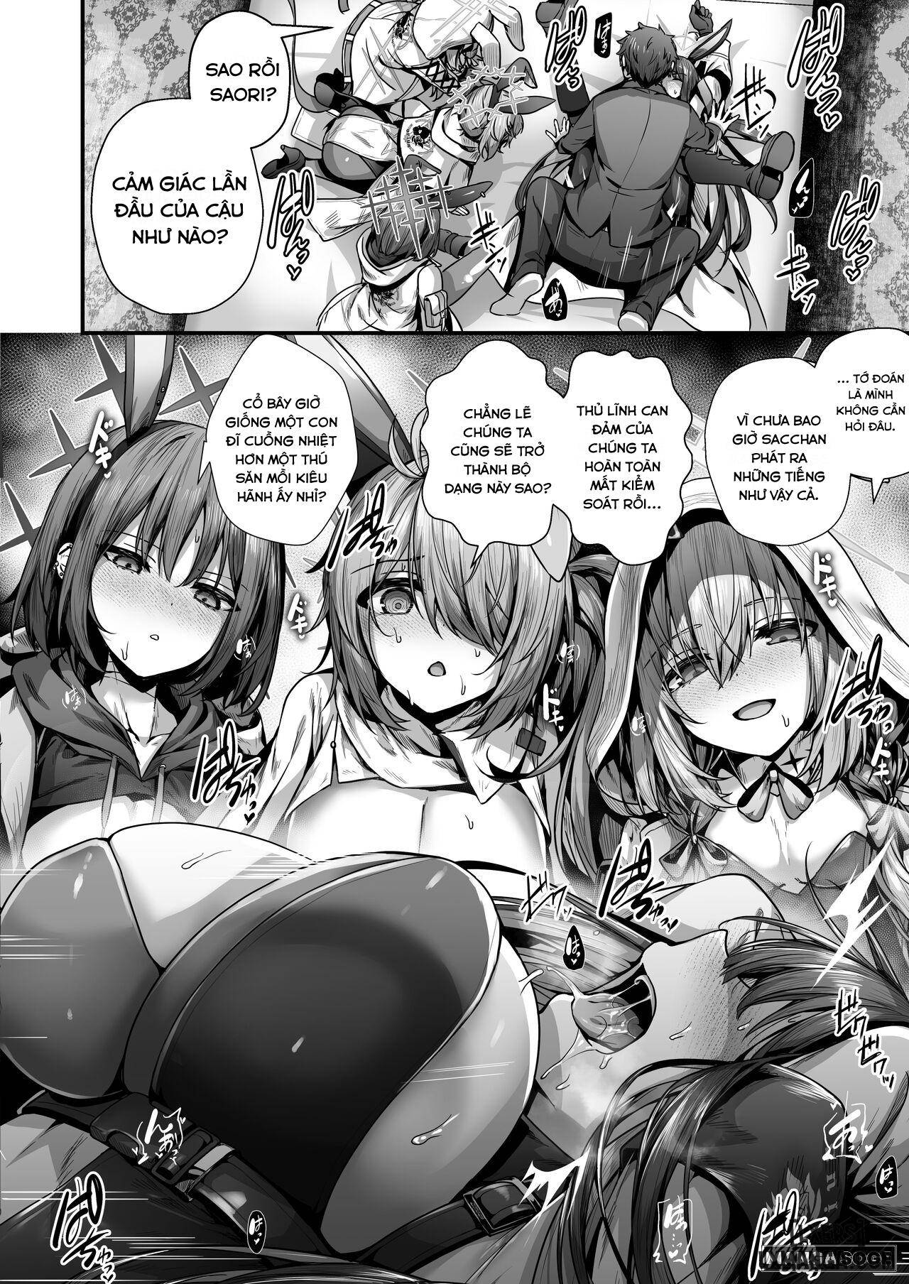 HentaiVN.net - Ảnh 24 - Bunny+ (Blue Archive) - Oneshot