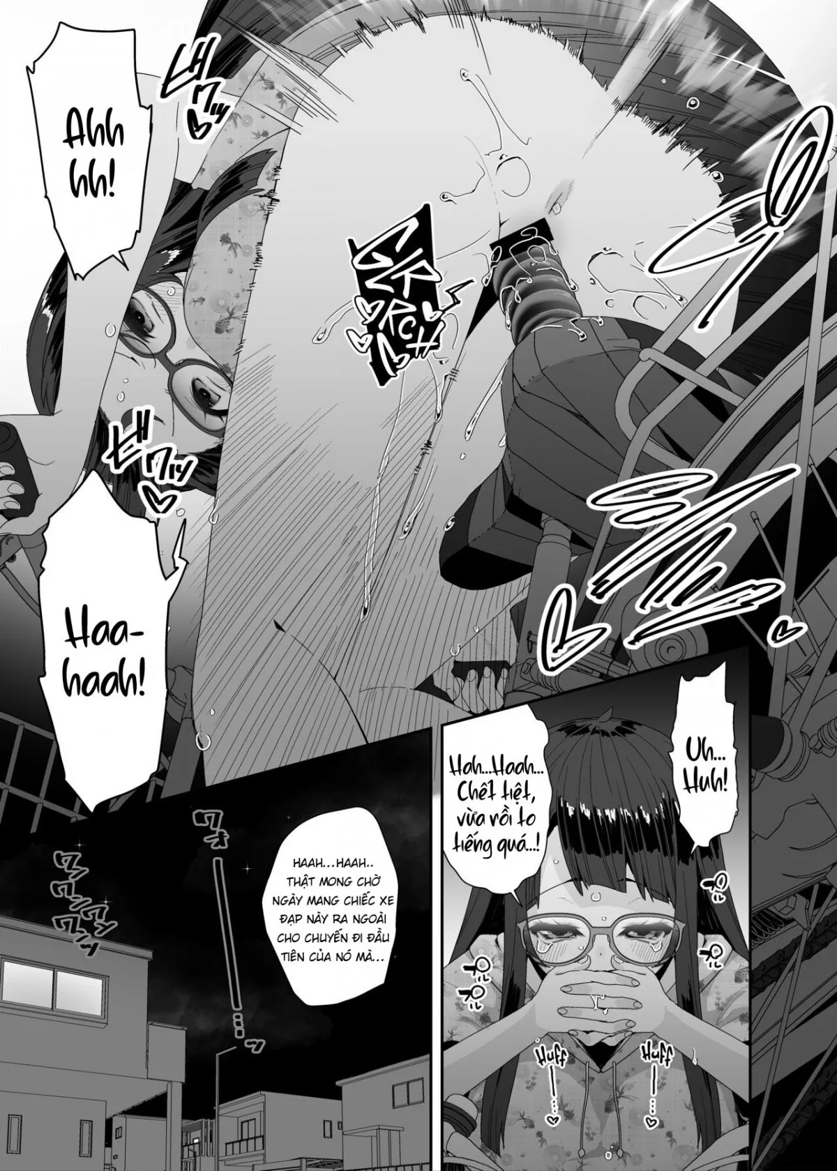 HentaiVN.net - Ảnh 10 - Xe đạp! Đạp lồn vào xe! [Dosukebe Kyonyuu Joshi ga Acme Jitensha de Osanpo Onanie suru Hanashi] - Chap 1