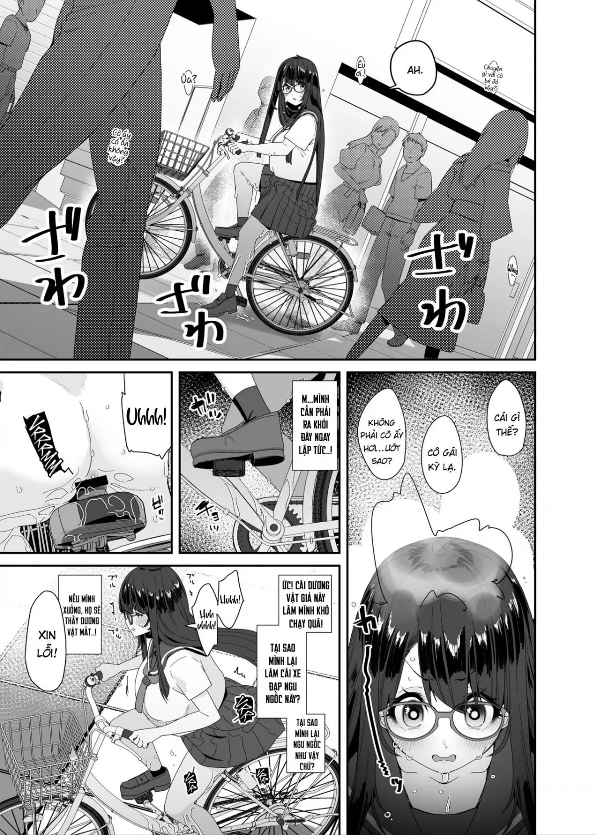HentaiVN.net - Ảnh 18 - Xe đạp! Đạp lồn vào xe! [Dosukebe Kyonyuu Joshi ga Acme Jitensha de Osanpo Onanie suru Hanashi] - Chap 2