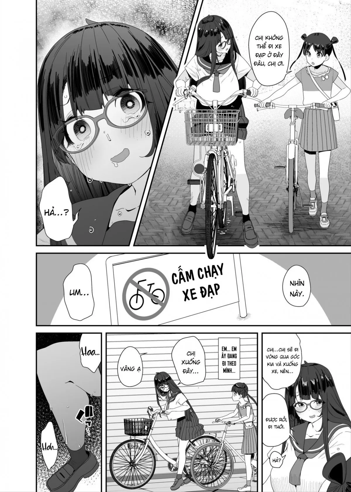 HentaiVN.net - Ảnh 19 - Xe đạp! Đạp lồn vào xe! [Dosukebe Kyonyuu Joshi ga Acme Jitensha de Osanpo Onanie suru Hanashi] - Chap 2