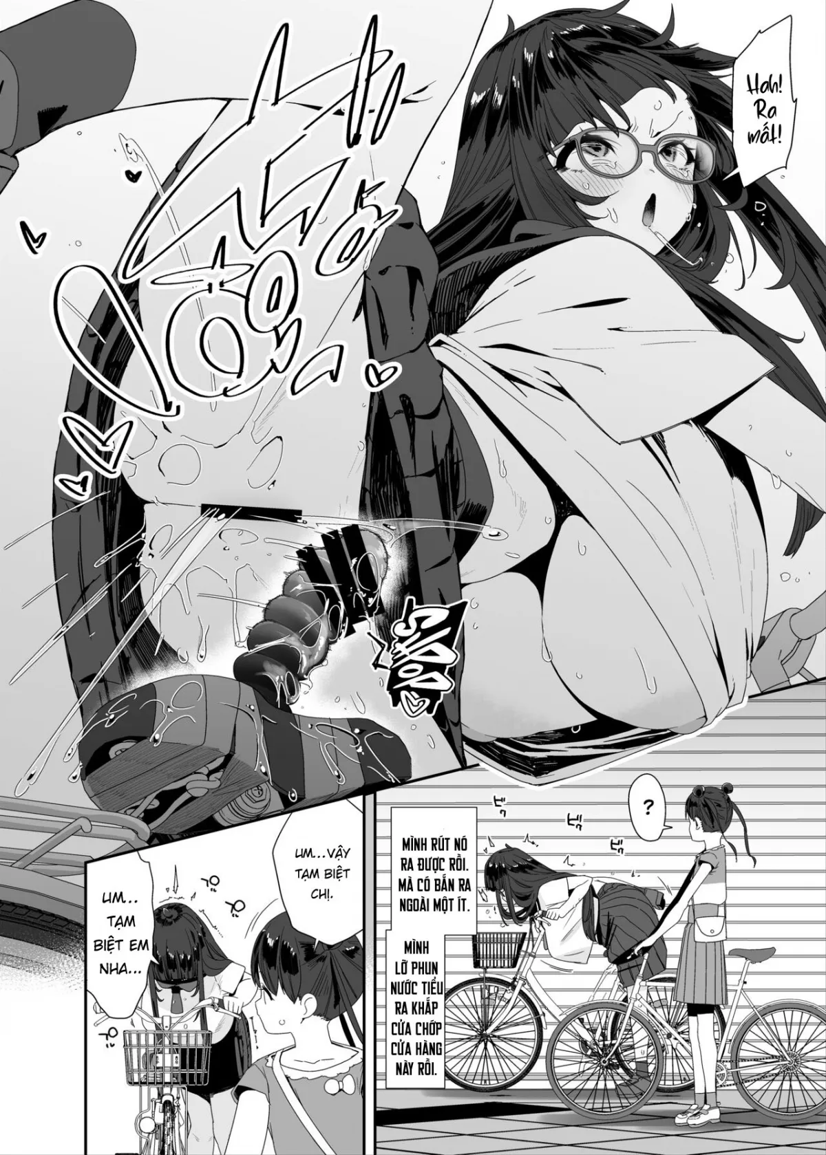 HentaiVN.net - Ảnh 21 - Xe đạp! Đạp lồn vào xe! [Dosukebe Kyonyuu Joshi ga Acme Jitensha de Osanpo Onanie suru Hanashi] - Chap 2