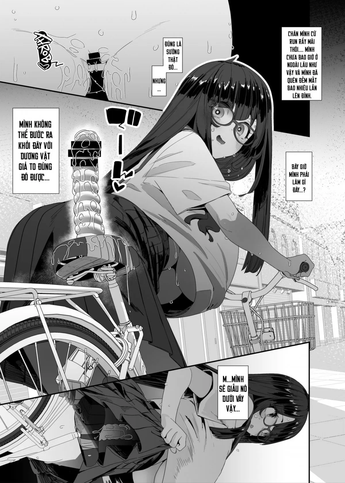 HentaiVN.net - Ảnh 22 - Xe đạp! Đạp lồn vào xe! [Dosukebe Kyonyuu Joshi ga Acme Jitensha de Osanpo Onanie suru Hanashi] - Chap 2