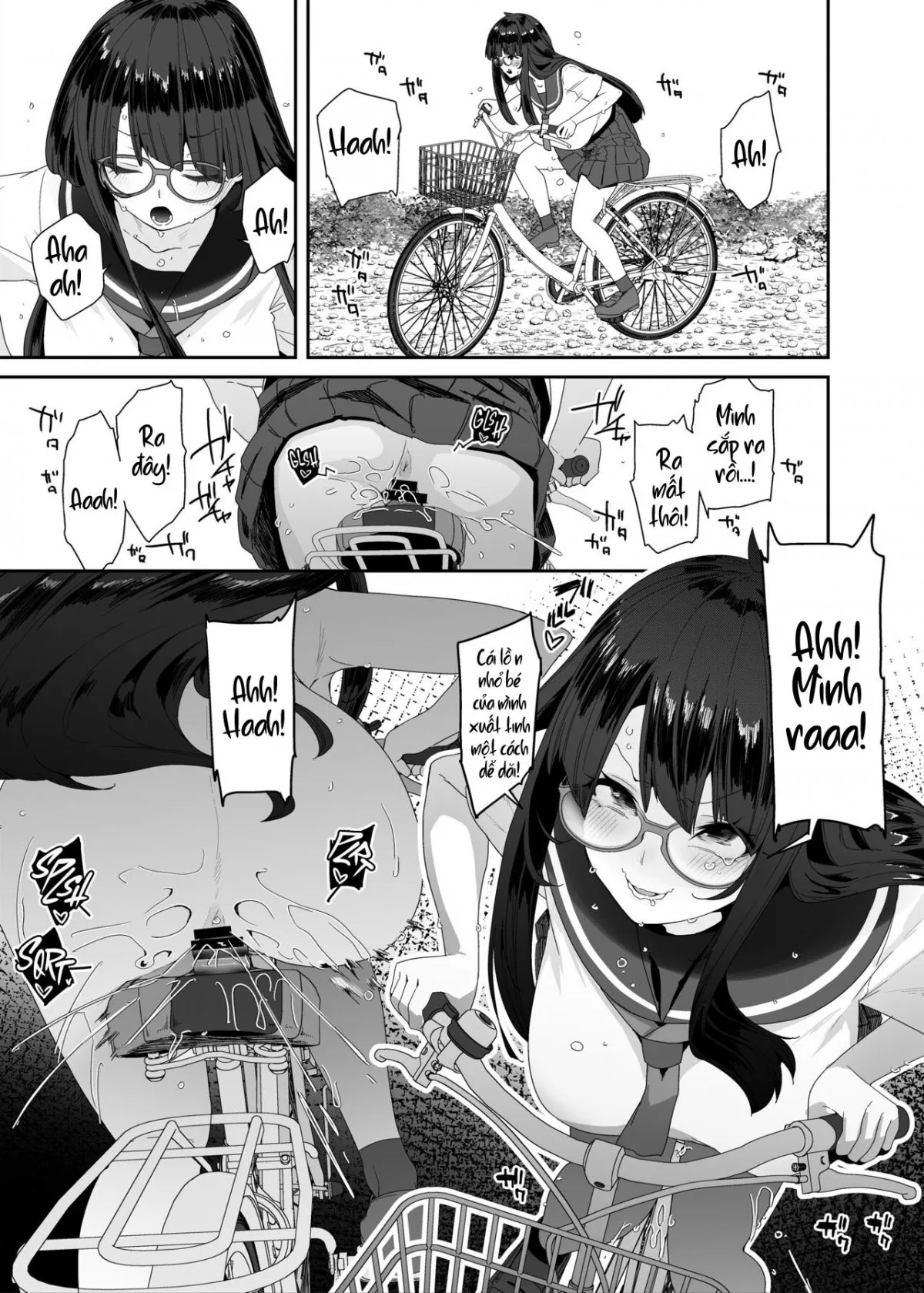 HentaiVN.net - Ảnh 6 - Xe đạp! Đạp lồn vào xe! [Dosukebe Kyonyuu Joshi ga Acme Jitensha de Osanpo Onanie suru Hanashi] - Chap 2