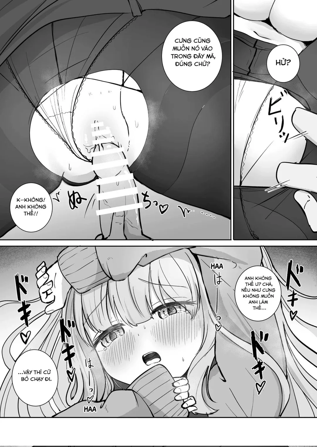 HentaiVN.net - Ảnh 25 - Vui mừng vì kẻ quấy rối đã lấy đi mọi thứ của tôi - Oneshot