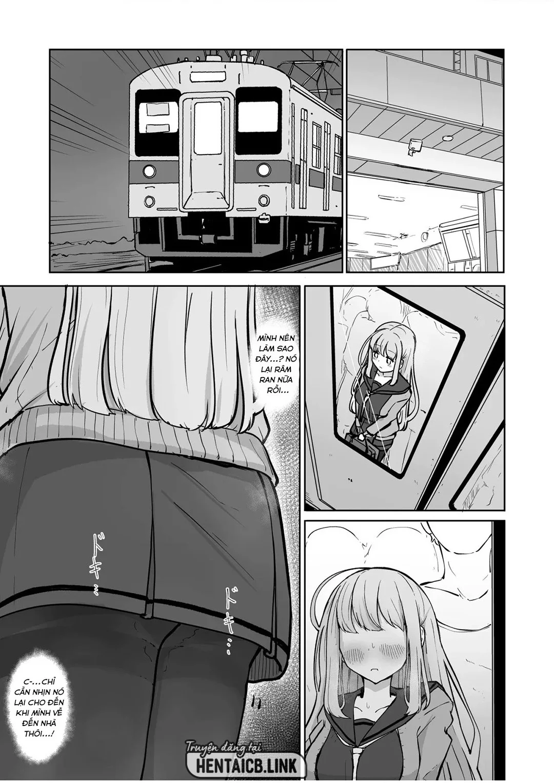 HentaiVN.net - Ảnh 9 - Vui mừng vì kẻ quấy rối đã lấy đi mọi thứ của tôi - Oneshot