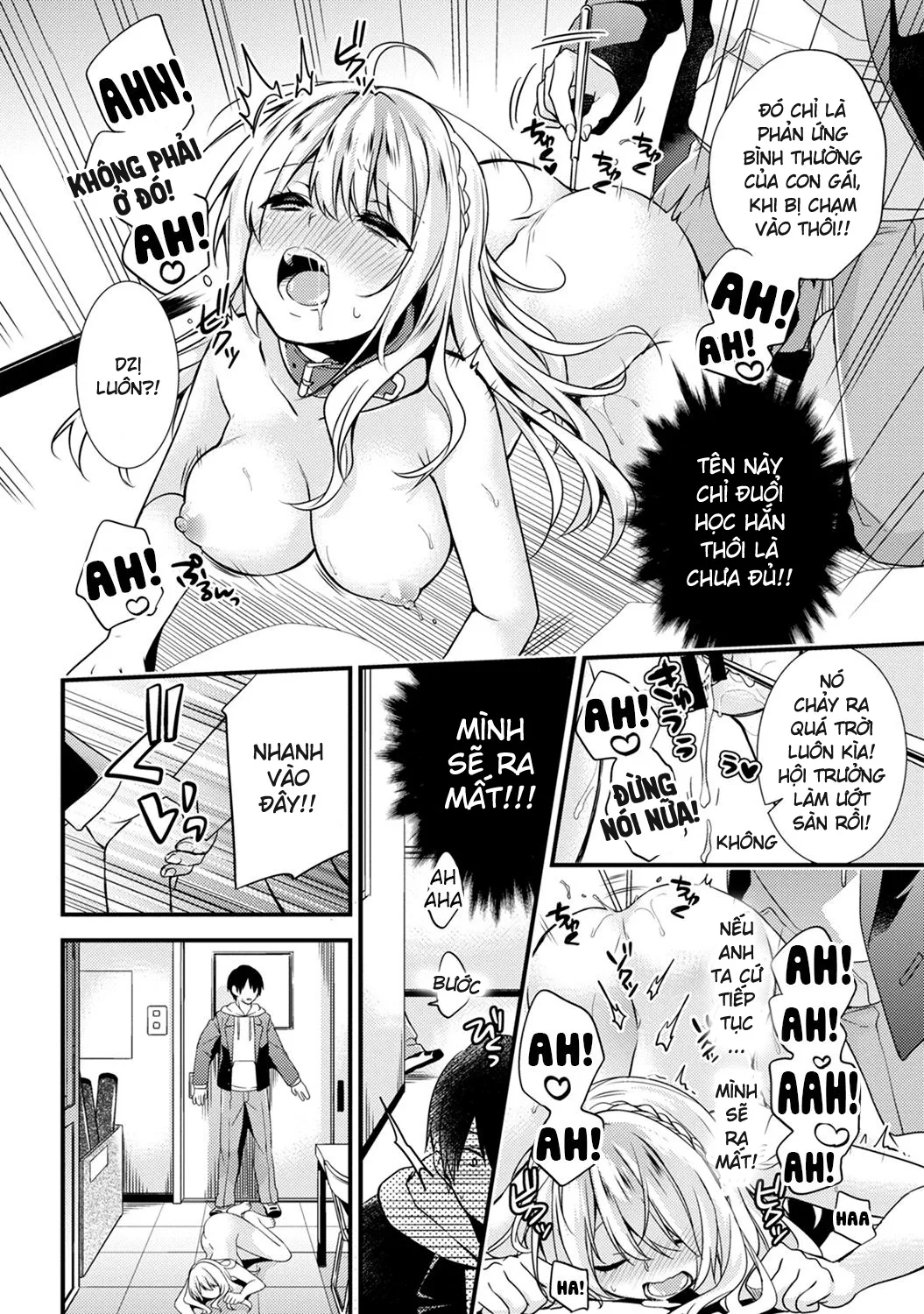 HentaiVN.net - Ảnh 14 - Gakuen no Ojou-sama ga Roshutsukyou no Dohentai datta Hanashi - Chap 1