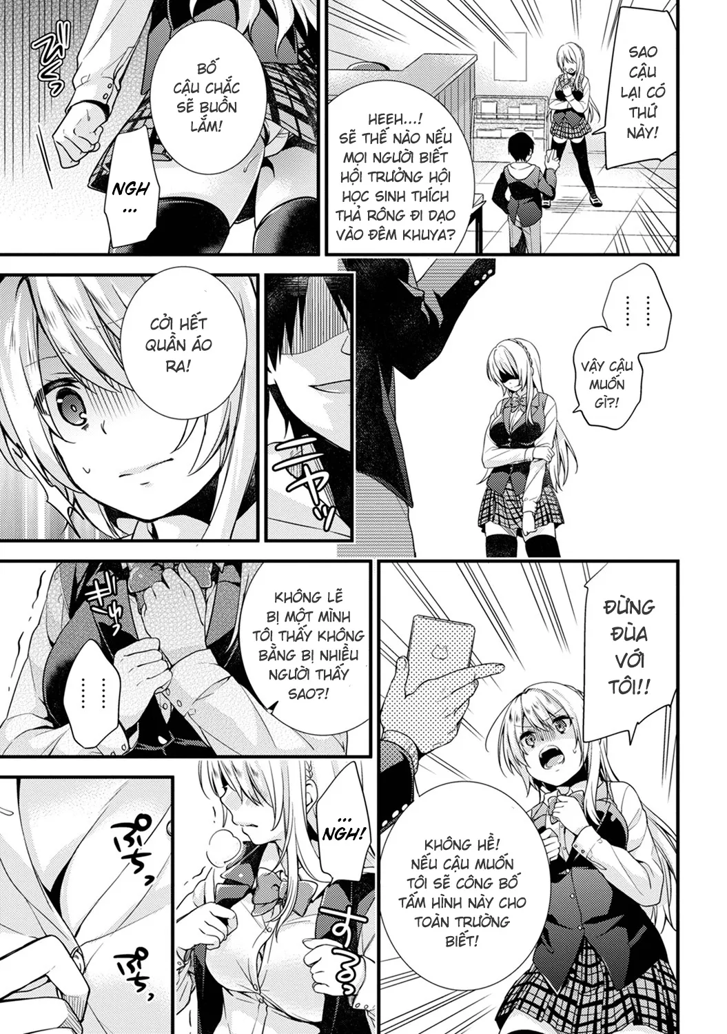 HentaiVN.net - Ảnh 7 - Gakuen no Ojou-sama ga Roshutsukyou no Dohentai datta Hanashi - Chap 1