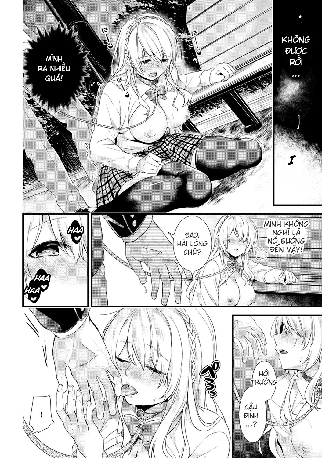 HentaiVN.net - Ảnh 15 - Gakuen no Ojou-sama ga Roshutsukyou no Dohentai datta Hanashi - Chap 3