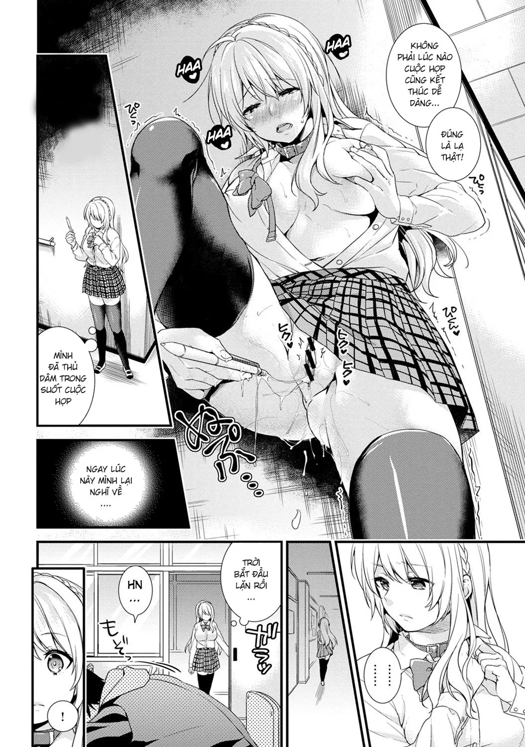 HentaiVN.net - Ảnh 7 - Gakuen no Ojou-sama ga Roshutsukyou no Dohentai datta Hanashi - Chap 3