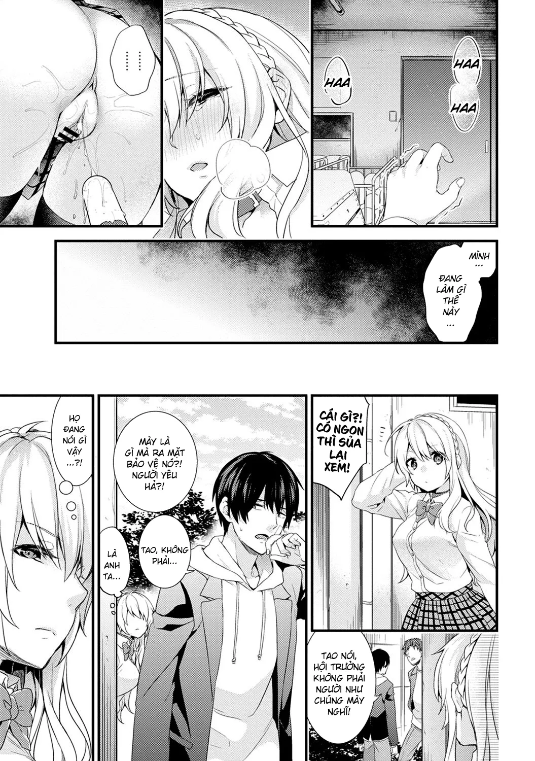 HentaiVN.net - Ảnh 10 - Gakuen no Ojou-sama ga Roshutsukyou no Dohentai datta Hanashi - Chap 4 [ END ]