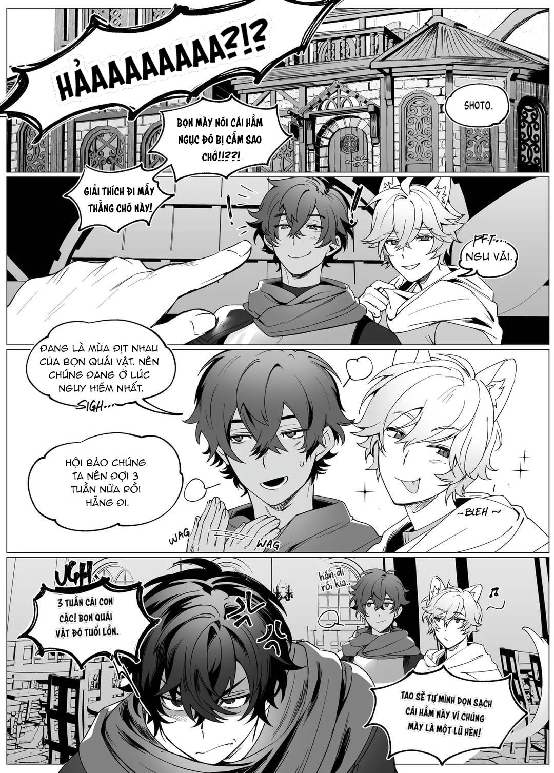 HentaiVN.net - Ảnh 4 - Bò rồng trong ngục tối - Oneshot