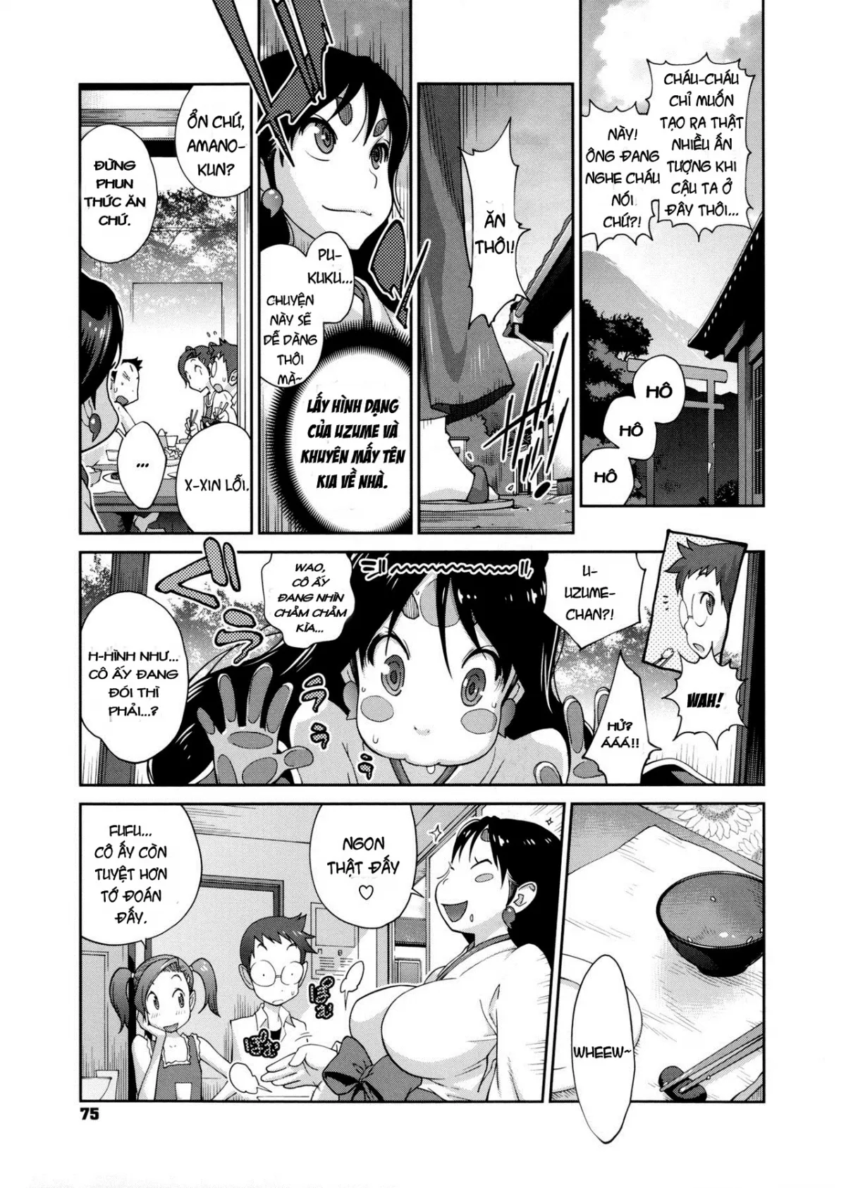 HentaiVN.net - Ảnh 6 - Hyakka Nyuuran ~UZUME [~ Hundred Blossoms Raging Boobs ~UZUME~] - Chap 5