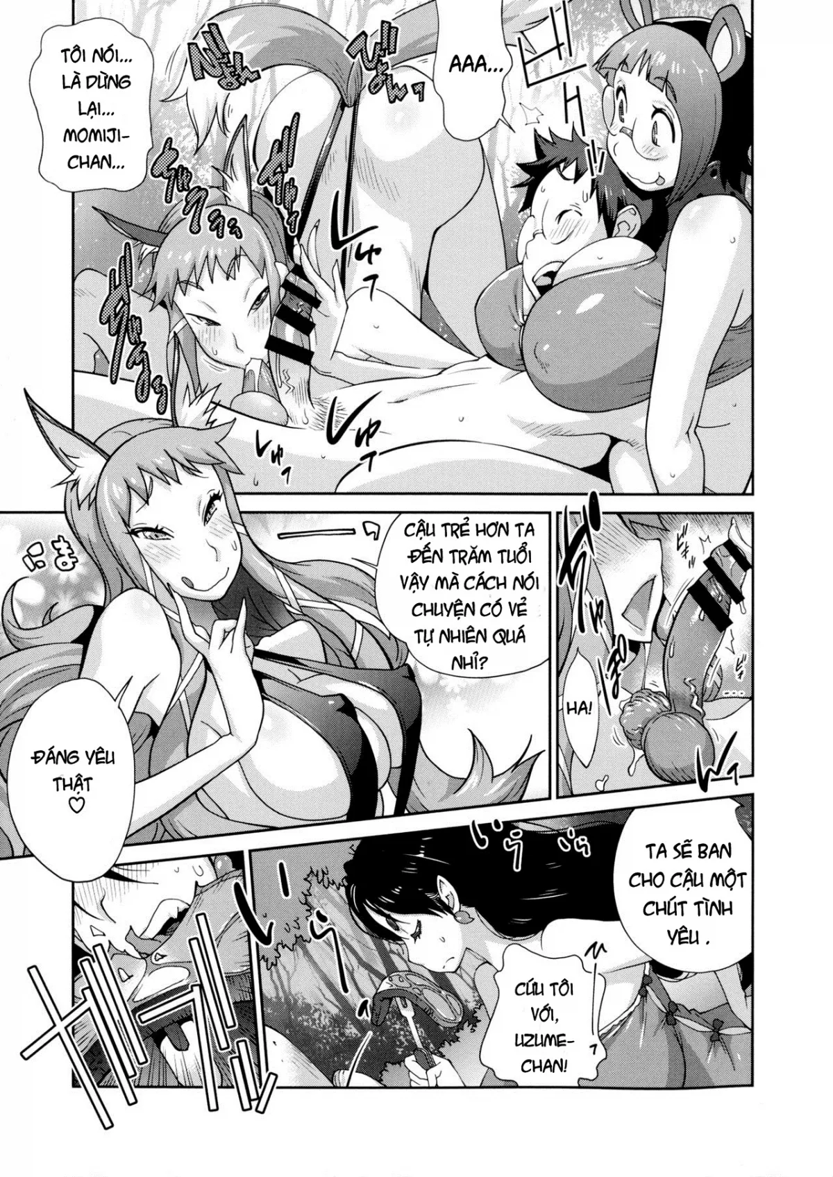 HentaiVN.net - Ảnh 10 - Hyakka Nyuuran ~UZUME [~ Hundred Blossoms Raging Boobs ~UZUME~] - Chap 6