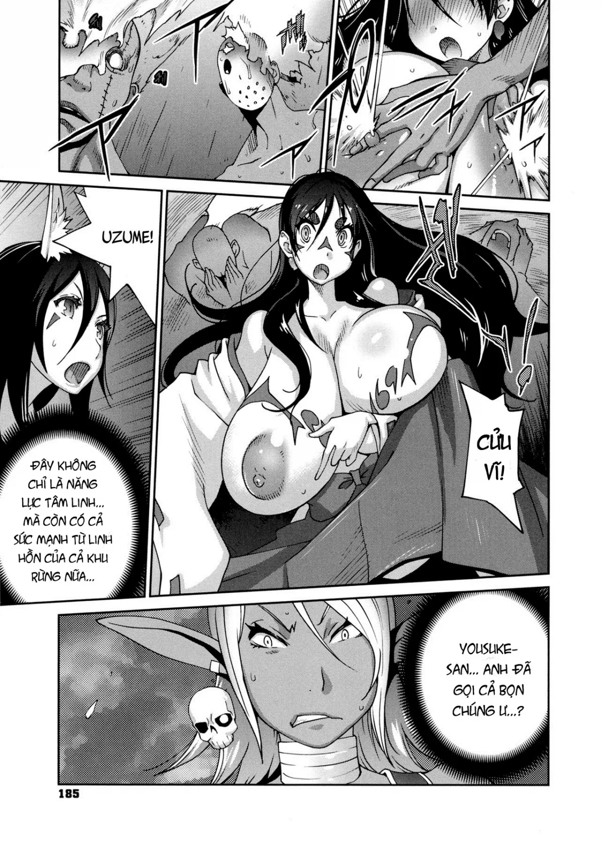 HentaiVN.net - Ảnh 15 - Hyakka Nyuuran ~UZUME [~ Hundred Blossoms Raging Boobs ~UZUME~] - Chap 10