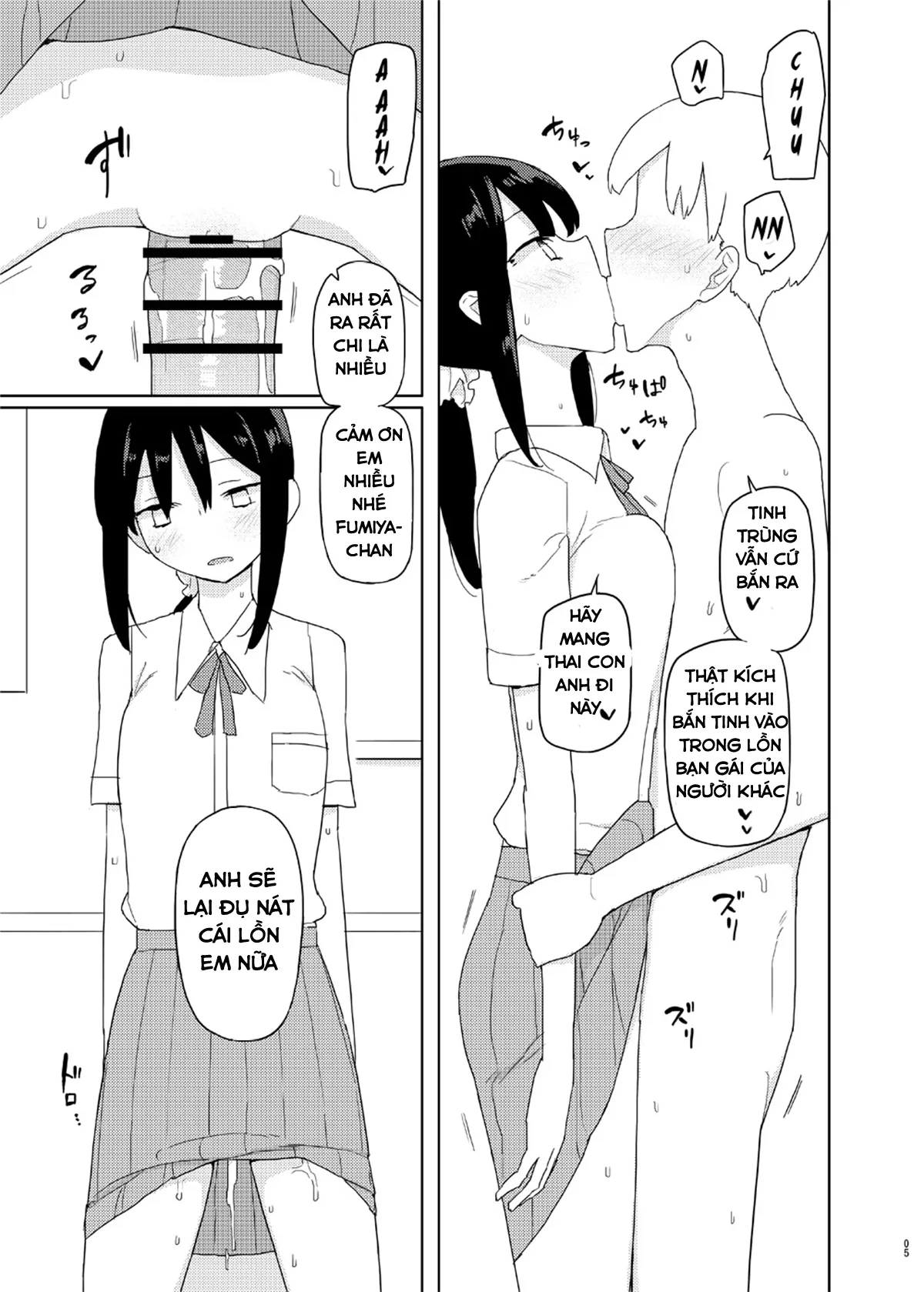 HentaiVN.net - Ảnh 5 - Sáng Học, Tối Ngủ, Giờ Nghỉ Giải Lao Đi Đụ Dạo~ [4, 5 Jikanme;Period 4,5] - Oneshot (fix 24.5.2021)