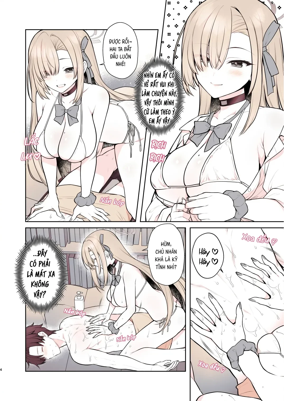 HentaiVN.net - Ảnh 5 - Buổi mát xa ngọt ngào cùng Asuna - Asuna