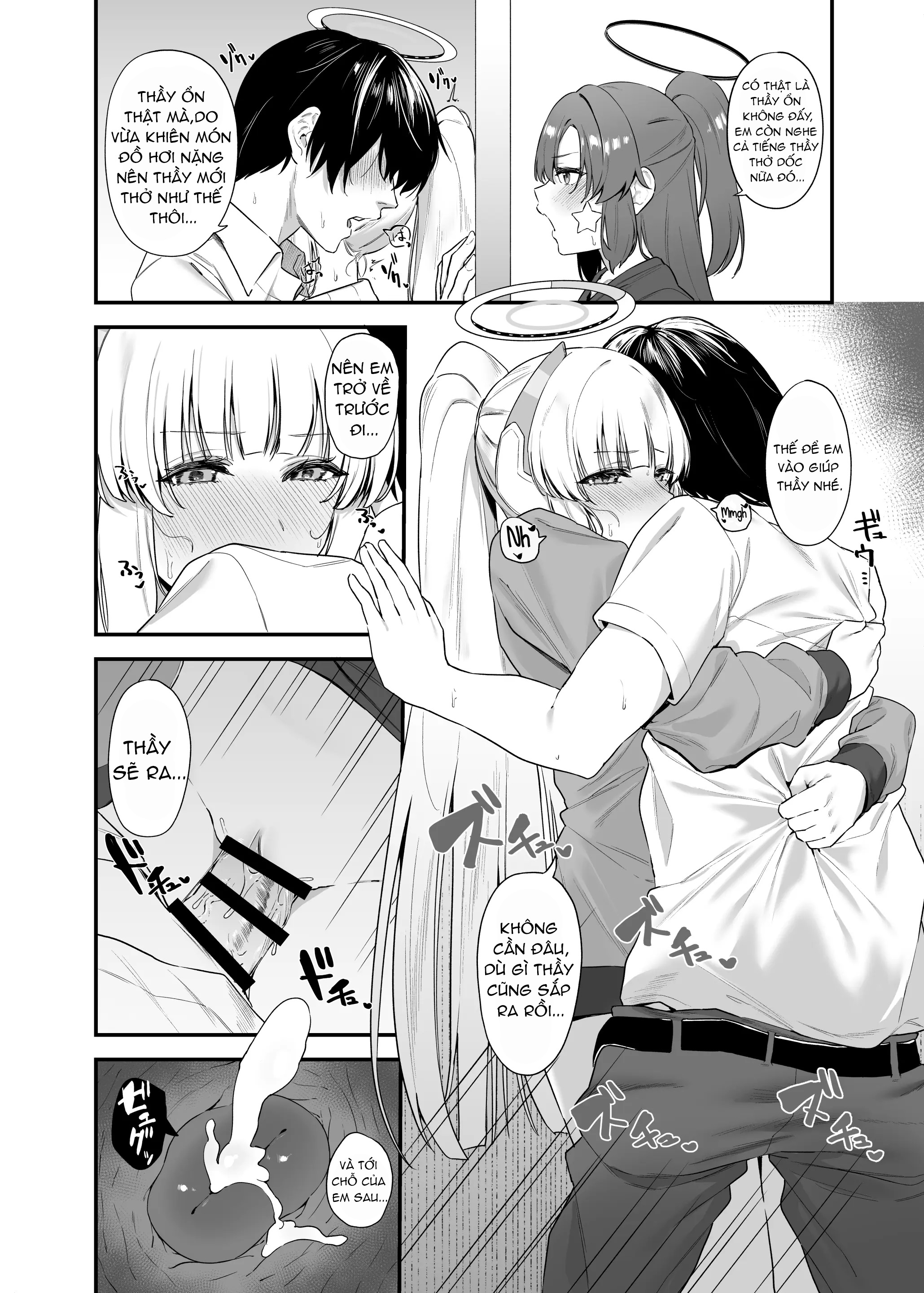 HentaiVN.net - Ảnh 21 - Sensei cho em xin làm phiền thầy một lát được không - Độc chiếm Sensei