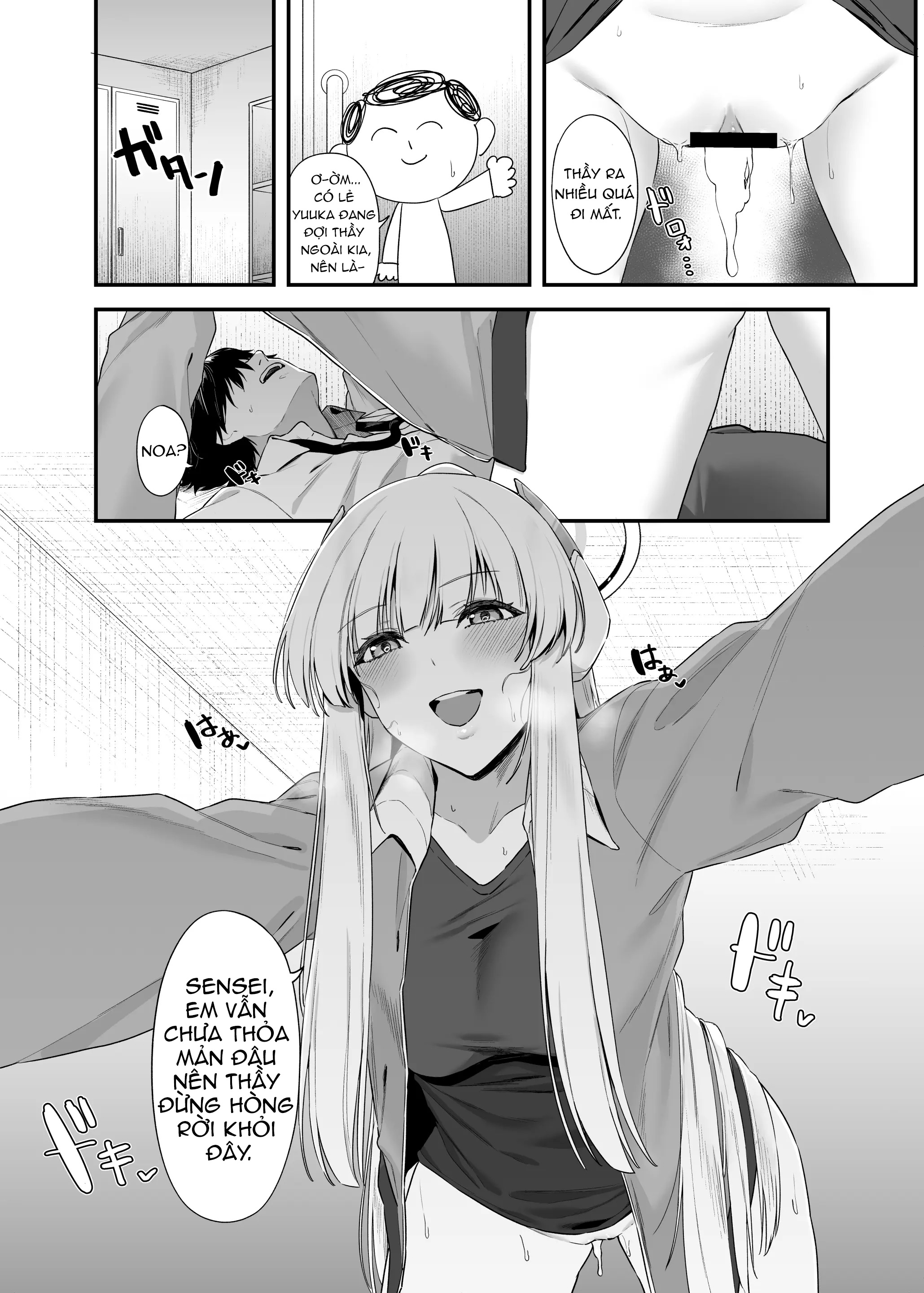 HentaiVN.net - Ảnh 23 - Sensei cho em xin làm phiền thầy một lát được không - Độc chiếm Sensei