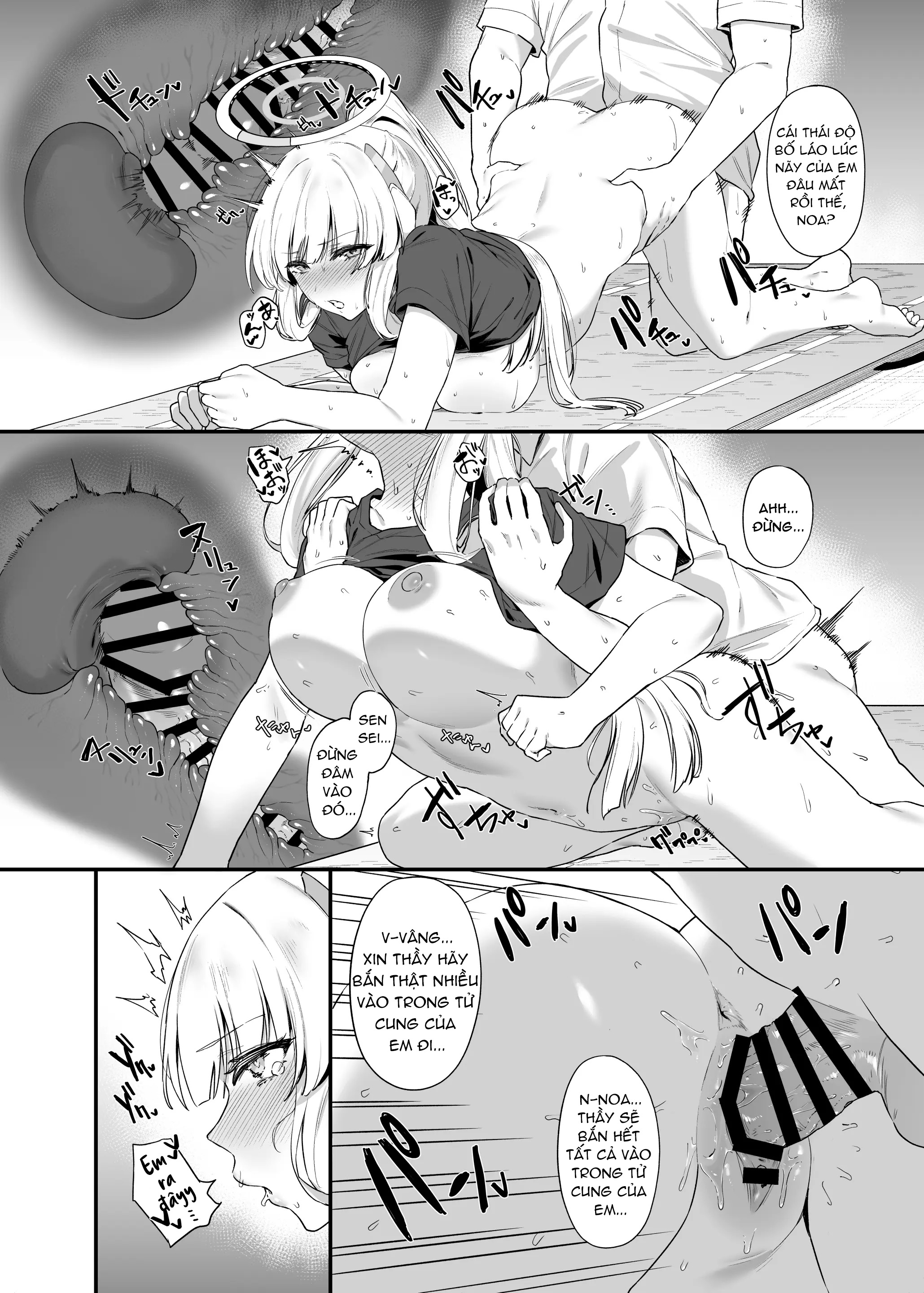 HentaiVN.net - Ảnh 29 - Sensei cho em xin làm phiền thầy một lát được không - Độc chiếm Sensei