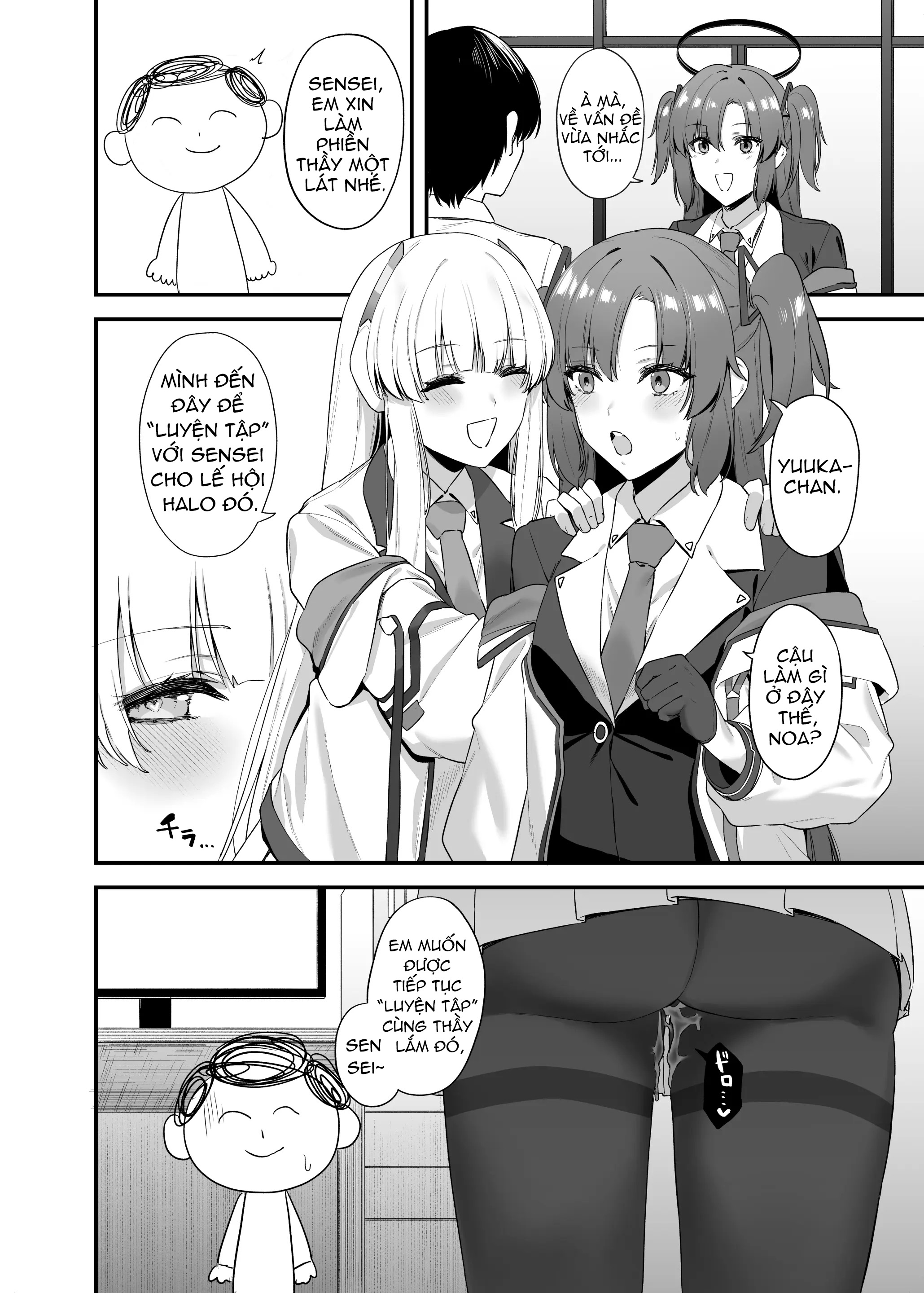 HentaiVN.net - Ảnh 31 - Sensei cho em xin làm phiền thầy một lát được không - Độc chiếm Sensei