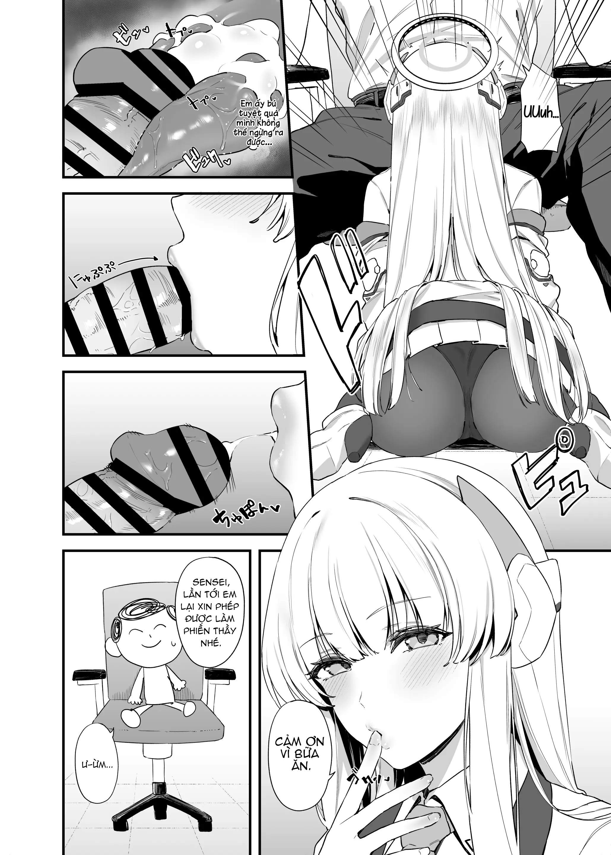 HentaiVN.net - Ảnh 7 - Sensei cho em xin làm phiền thầy một lát được không - Độc chiếm Sensei