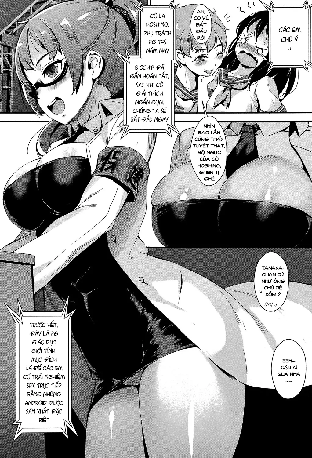 HentaiVN.net - Ảnh 15 - Erotic Training! [Training For Sex, TFS; Erotic Training!~Pakopako Rankou Seikyouiku~] - Chap 1
