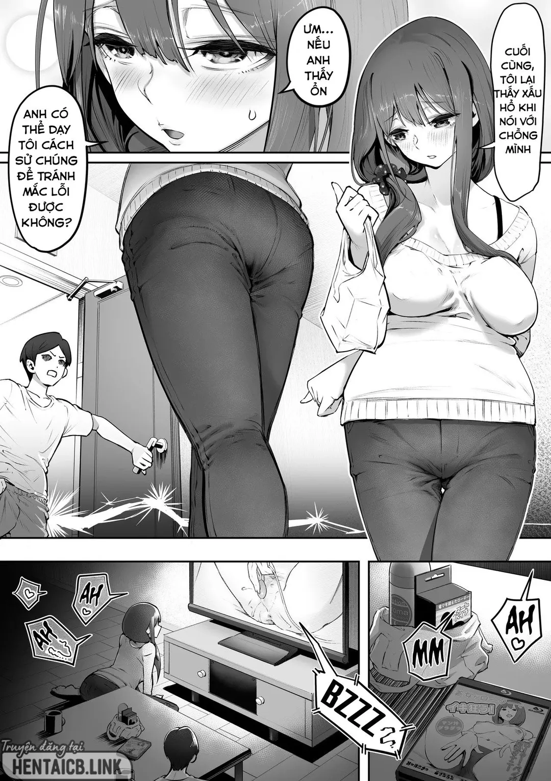 HentaiVN.net - Ảnh 11 - Cô vợ trẻ ở một cửa tiệm người lớn - oneshot