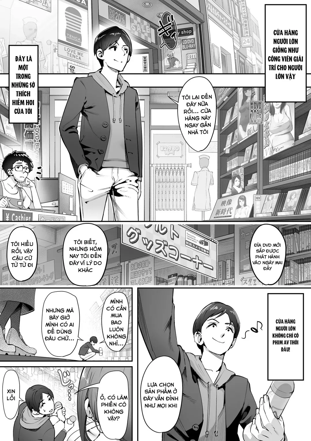 HentaiVN.net - Ảnh 3 - Cô vợ trẻ ở một cửa tiệm người lớn - oneshot